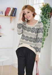 淑女欧美风上衣图片,时尚上衣的优雅演绎